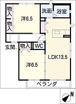 シャーメゾン青柳  ｜ 岐阜県大垣市青柳町4丁目（賃貸アパート2LDK・1階・61.60㎡） その2