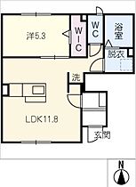 ｅｉｎｓ　Ｈｏｆ  ｜ 岐阜県大垣市本今町（賃貸アパート1LDK・1階・43.22㎡） その2