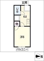 スターティングポイント  ｜ 岐阜県各務原市鵜沼各務原町4丁目（賃貸アパート1K・1階・19.80㎡） その2