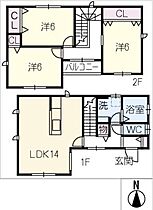 Ｃａｓａ琴塚　Ｃ棟  ｜ 岐阜県岐阜市琴塚3丁目（賃貸一戸建3LDK・2階・81.97㎡） その2