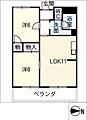 レジデンス鵜沼4階4.9万円