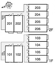 レオパレスＩＮＮ　オオタ 106 ｜ 岐阜県美濃加茂市太田町464-17（賃貸アパート1K・1階・20.14㎡） その9