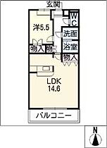 パストラルII  ｜ 岐阜県可児市川合（賃貸アパート1LDK・1階・55.00㎡） その2