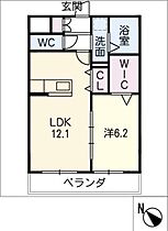 スワンスタイルII  ｜ 岐阜県可児郡御嵩町上恵土（賃貸マンション1LDK・1階・45.05㎡） その2