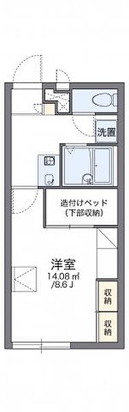 レオパレス愛宕 203｜岐阜県可児市下恵土(賃貸アパート1K・2階・23.18㎡)の写真 その2