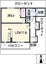 フォルトゥーナ　Ｂ 103 ｜ 岐阜県加茂郡川辺町下川辺字田尻30番地2（賃貸アパート1LDK・1階・45.12㎡） その4