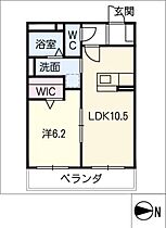 オーベル  ｜ 岐阜県美濃加茂市田島町4丁目（賃貸マンション1LDK・2階・40.49㎡） その2