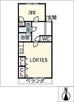 ビューシャトル  ｜ 愛知県名古屋市緑区桃山2丁目（賃貸マンション1LDK・1階・45.00㎡） その2