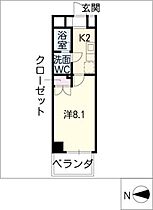 ＡＭＢＥＲ　ＨＯＵＳＥ  ｜ 愛知県名古屋市天白区野並3丁目（賃貸マンション1K・11階・24.64㎡） その2