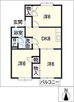 リバーサイド野並  ｜ 愛知県名古屋市天白区野並1丁目（賃貸アパート3DK・2階・53.00㎡） その2