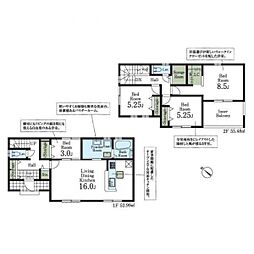 所沢市中富　新築分譲住宅全6棟3号棟　3号棟
