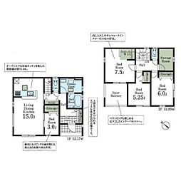 所沢市中富　新築分譲住宅全6棟4号棟　4号棟
