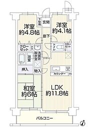 間取図画像 3LDK