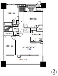 間取図画像 3LDK