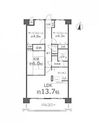 間取図画像 1LDK