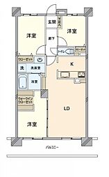 間取図画像 3LDK