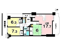 間取図画像 3LDK