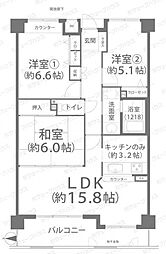 間取図画像 3LDK