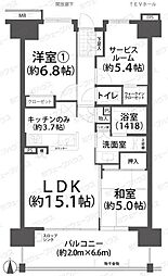 間取図画像 2SLDK