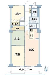 間取図画像 2SLDK
