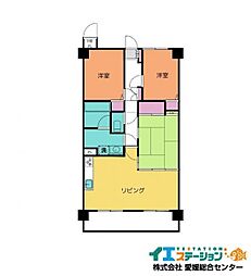 グランドール今治 3LDKの間取図画像