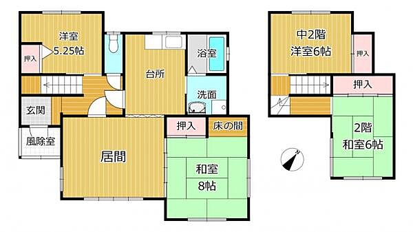 間取りを拡大表示