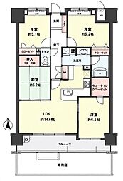エバーライフ博多南壱番館 4LDKの間取図画像