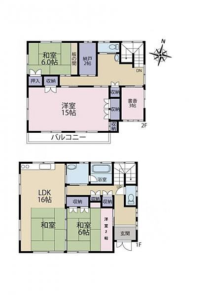 間取りを拡大表示