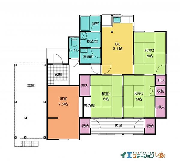 間取りを拡大表示