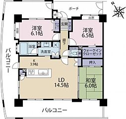 間取図画像 3LDK