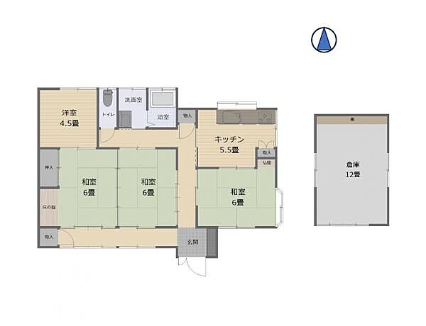 間取りを拡大表示