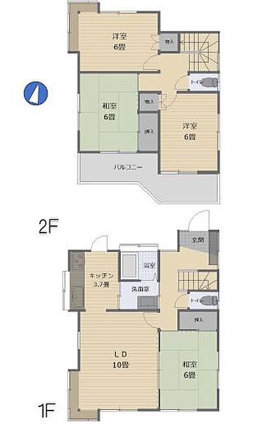 間取りを拡大表示