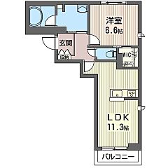 物件の間取り