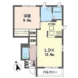 フロントSK 1LDKの間取図画像