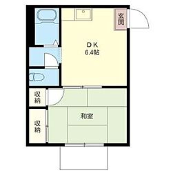 エクセル南荻窪 1DKの間取図画像