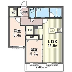 物件の間取り