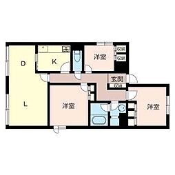 間取図画像 3LDK