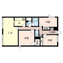 間取図画像 3LDK