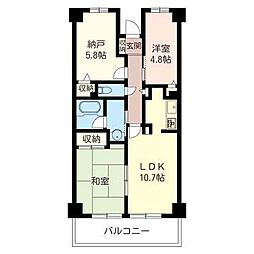 間取図画像 2SLDK