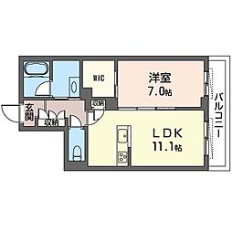 間取図画像 1LDK