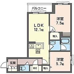 物件の間取り
