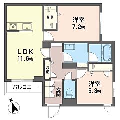 物件の間取り