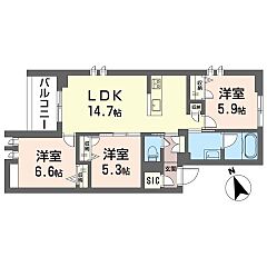 物件の間取り