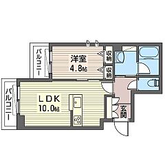 物件の間取り