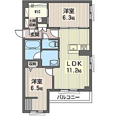 物件の間取り