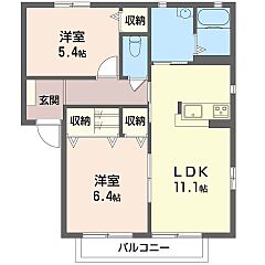 物件の間取り