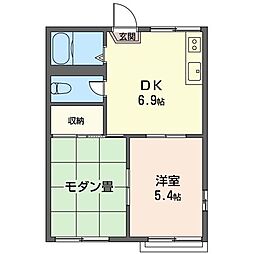 間取図画像 2DK