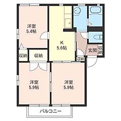 物件の間取り