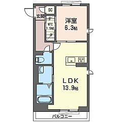 物件の間取り