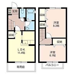 物件の間取り